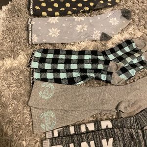 Pink knee high socks